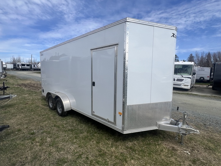 2023 ALCOM XPRESS 7X18 IF CARGO TRAILER - White