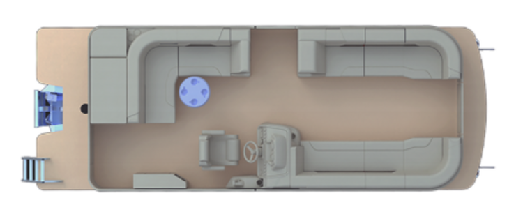 2026 GODFREY SWEETWATER 2286 CSE TRIPLE - Black/Red/Black Rail