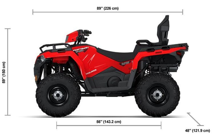 2025 POLARIS SPORTSMAN TOURING 570 - INDY RED