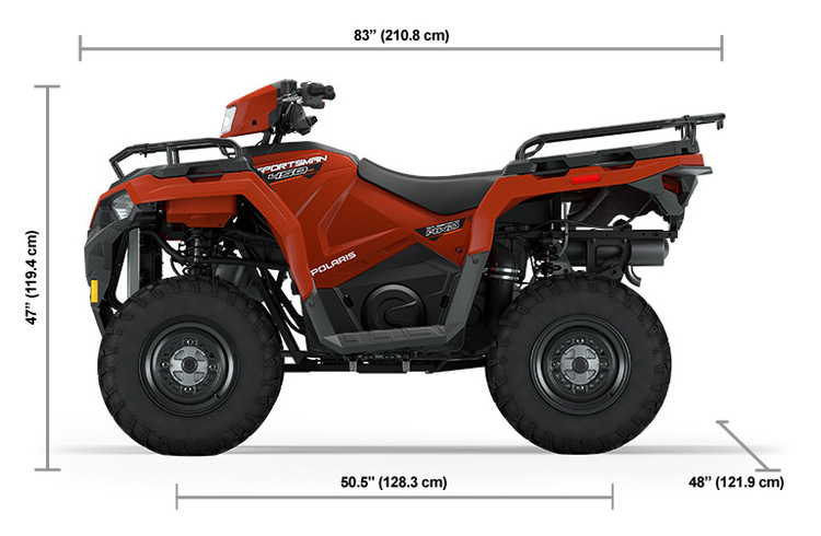 2025 POLARIS SPORTSMAN 450 H.O. EPS - ORANGE RUST