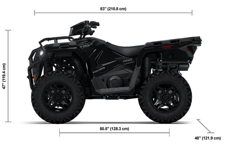 2025 POLARIS SPORTSMAN 570 TRAIL - ONYX BLACK