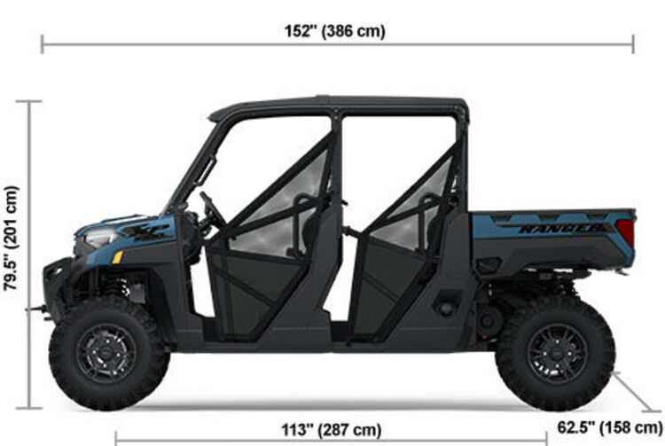 2025 POLARIS RANGER CREW XP 1000 PREMIUM - BLUE SLATE