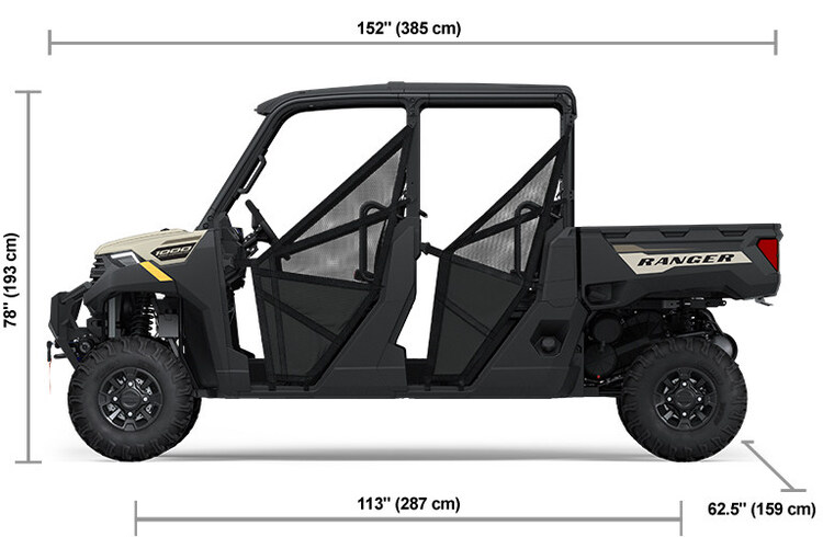 2025 POLARIS RANGER CREW 1000 PREMIUM - MIRAGE BEIGE