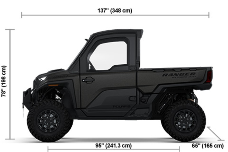 2025 POLARIS RANGER CREW XD 1500 NORTHSTAR EDITION ULTIMATE - GRAY METALLIC SMOKE