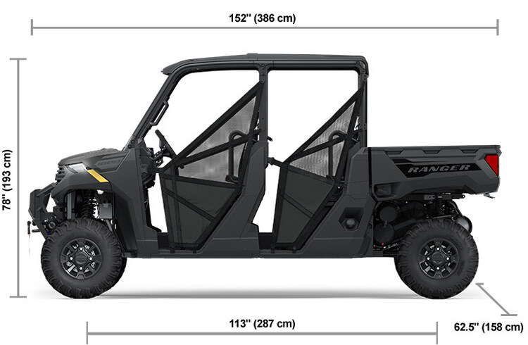2025 POLARIS RANGER CREW 1000 PREMIUM - GRANITE GRAY